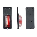 Lampa gabarit auto BestAutoVest 12/24V, culoare Alb- Rosu, 55x135x35mm, cu suport fixare cauciucat, 1buc, Rapid