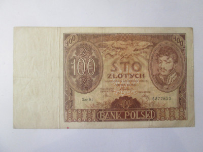 Polonia 100 Zloți/Zlotych 1934 foto
