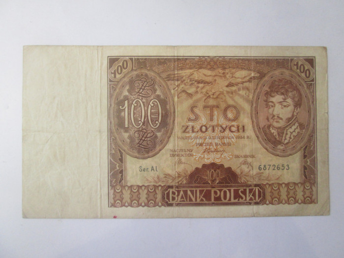 Polonia 100 Zloți/Zlotych 1934