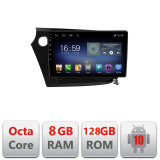 Navigatie dedicata Honda Insight 2009-2014 F-insight Octa Core cu Android Radio Bluetooth Internet GPS WIFI DSP 8+128GB 4G CarStore Technology, EDOTEC