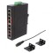 Switch Ethernet neadministrabil 8 porturi 12-48VDC LNX-800A