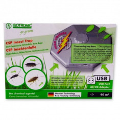 Capcana pentru interior cu lamele electrice anti insecte, gandaci, gandaci de canal CSP 77030, Isotronic, 40mp, 510007 ISG foto