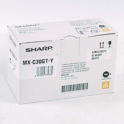 Sharp original toner MX-C30GTY, yellow, 6000str. foto