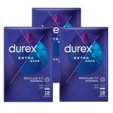Cumpara ieftin Pachet Prezervative Durex Extra Safe 3x18, 54 bucati