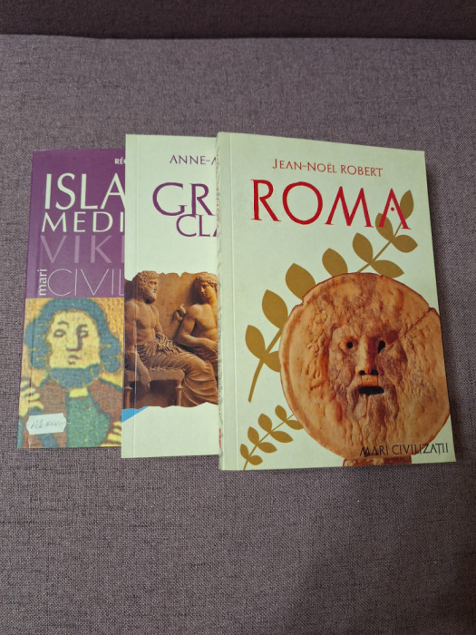 Lot 3 VOLUME: ROMA + GRECIA CLASICA + Islanda Medievala. Vikingii