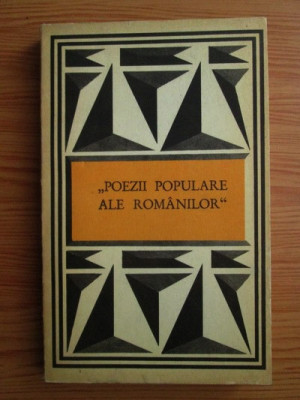 Vasile Alecsandri - Poezii populare ale romanilor foto