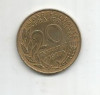 No(2) moneda- FRANTA - 20 CENTIMES -anul 1972, Europa