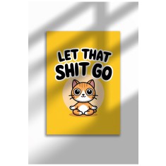 sarcasm_22|Poster cu animale drăguțe și amuzante, imprimare digitală pe p&acirc;nză, artă murală cu jocuri și umor, fără ramă | A4 (21 x 29.7 cm) - sarcasm_