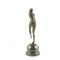 Dansatoare singura-statueta Art Deco din bronz pe un soclu din marmura DC-31