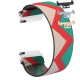 Curea textila elastica, compatibila Huawei Watch Fit 1, cu adaptor dedicat, India Model