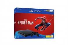 Consola Sony Ps4 Slim 500 Gb Jet Black + Marvel?S Spider-Man foto