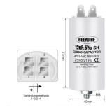 Condensator de pornire a motorului 12&micro;F, 450V, 50/60Hz