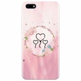 Husa silicon pentru Huawei Y5 Prime 2018, Heart Baloons
