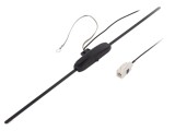 Antena Auto Universală MTA AM/FM Interior cu Amplificator 2,4m