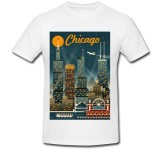 Cumpara ieftin Tricou &quot; Chicago night art &quot;