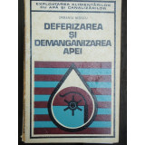 DEFERIZAREA SI DEMANGANIZAREA APEI - SPERANTA NITESCU