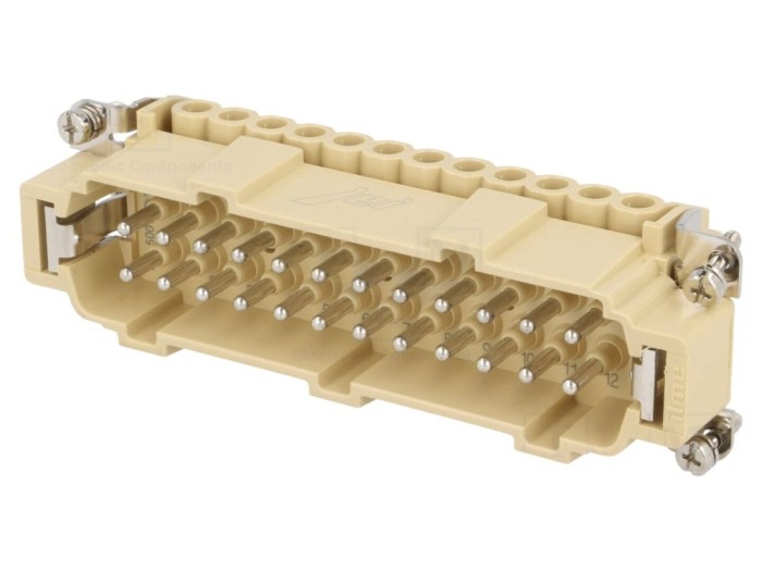 Conector HDC tată 24 pini 16A