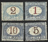 ITALIA -- SEGNATESE -- 1870-1894 ---POSTAGE DUE, Stampilat