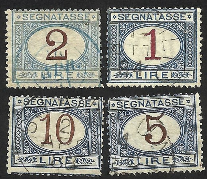 ITALIA -- SEGNATESE -- 1870-1894 ---POSTAGE DUE