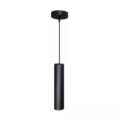 Lampa tip pendul LED, forma cilindrica, 8W Negru foto