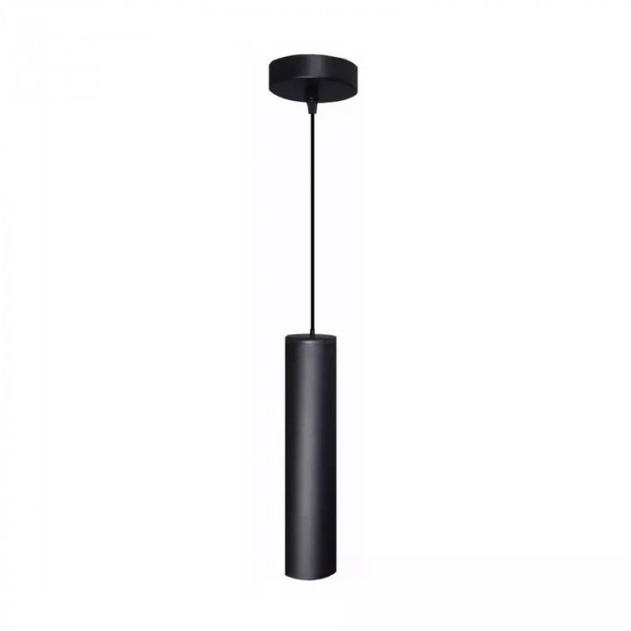 Lampa tip pendul LED, forma cilindrica, 8W Negru