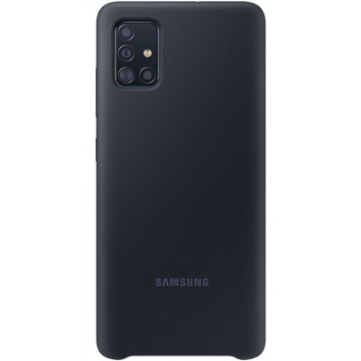 Husa TPU Samsung Galaxy A51 A515, Neagra EF-PA515TBEGEU foto