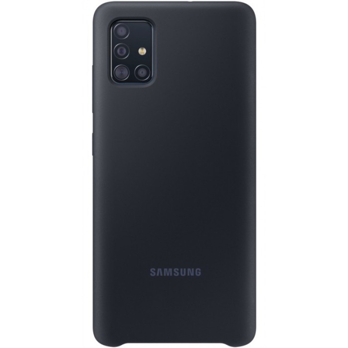 Husa TPU Samsung Galaxy A71 A715, Neagra EF-PA715TBEGEU