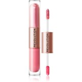 Makeup Revolution Double Up lichid fard ochi 2 in 1 culoare Blissful Pink 2x2,2 ml