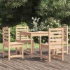 VidaXL Set de dining pentru grădină, 5 piese, lemn masiv de pin 3154677