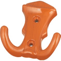 Cuier din plastic, H 75 mm, 3103-01, stejar
