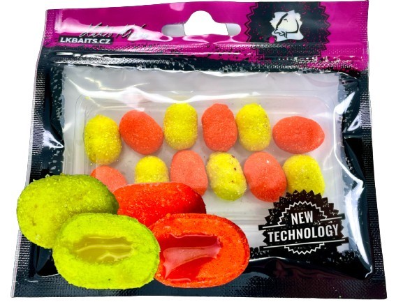 Wafters LK BAITS, Fruit Mix, Galben Portocaliu, 14mm, 12buc/pac