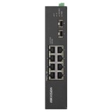 Switch 8 porturi Gigabit PoE&#039;2 porturi uplink SFP - HIKVISION DS-3T0510HP-E-HS SafetyGuard Surveillance