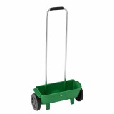 Semanatoare manuala pentru seminte, ingrasaminte sau nisip, capacitate 10 L, latime imprastiere 45 cm, 56x20x110 cm, verde Household NewTrend