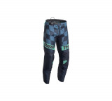 MBS Pantaloni Motocross/Enduro THOR Sector, verde/albastru deschis/inchis, marimea 36, Cod Produs: 29019276PE