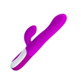 Vibrator Rabbit Dempsey, Violet, 13.5 cm, Pretty Love