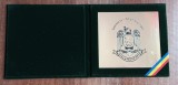 QW5 42 - Placheta - tematica militara - centru pregatire vanatori de munte