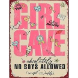 Decoratiune metalica &quot;Girl cave&quot; NY-27, Ornamentale