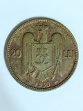20 LEI 1930 PARIS - CAROL II, Cupru (arama)