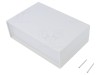 Carcasa cu panou TEKO NE23.5, ABS, gri deschis, fixare PCB in ghidaje, 218x141x69mm