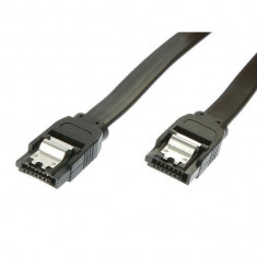 Cablu de conectare , Lanberg , SATA Data II mama/mama 6GB/S , 0.3 m , negru foto