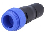 Conector Circular Mufă Tată 10 PIN Fără Contacte pe Cablu