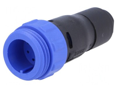 Conector Circular Mufă Tată 10 PIN Fără Contacte pe Cablu foto