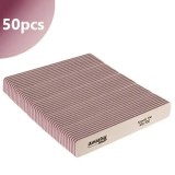 50 buc - Pilă unghii Jumbo Speedy centru alb cu roz 100/100, AMAZING SHINE