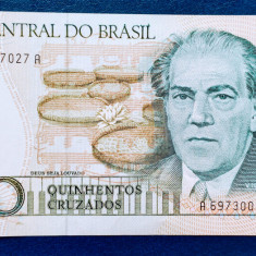 BRAZILIA 500CRUZEIROS-1990-P212c UNC