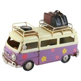 Autobuz hippie retro, din metal 17x7x11 CM