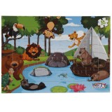 Puzzle Witty Puzzlezz, Animale in jurul iazului, 35 piese