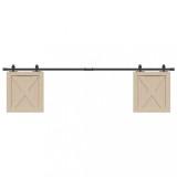 Gossi set usi glisante pentru dulap 200 cm otel carbon
