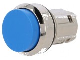 Comutator 22mm acționat prin apăsare Poz.i stabil albastru