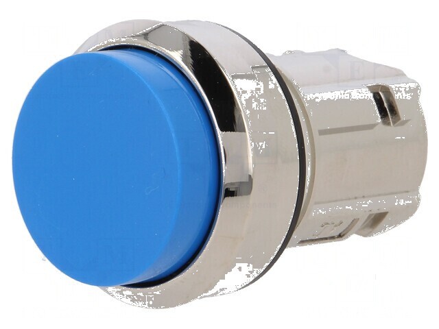 Comutator 22mm acționat prin apăsare Poz.i stabil albastru