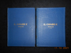 GEORGE COSBUC - POEZII 2 volume (1957, editie cartonata) foto